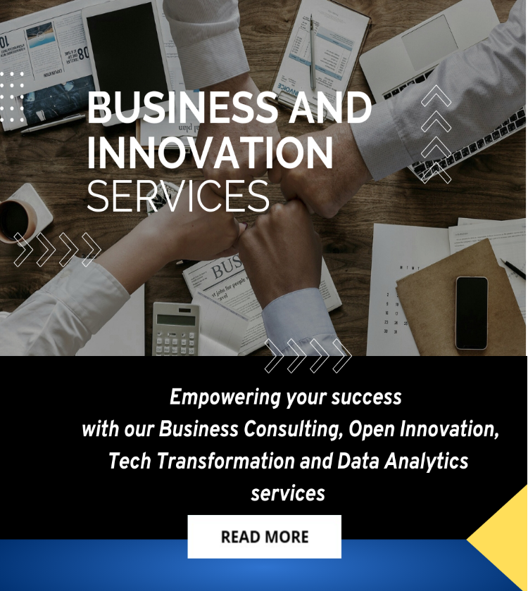 Business consulting - open innovation - data analytics -
